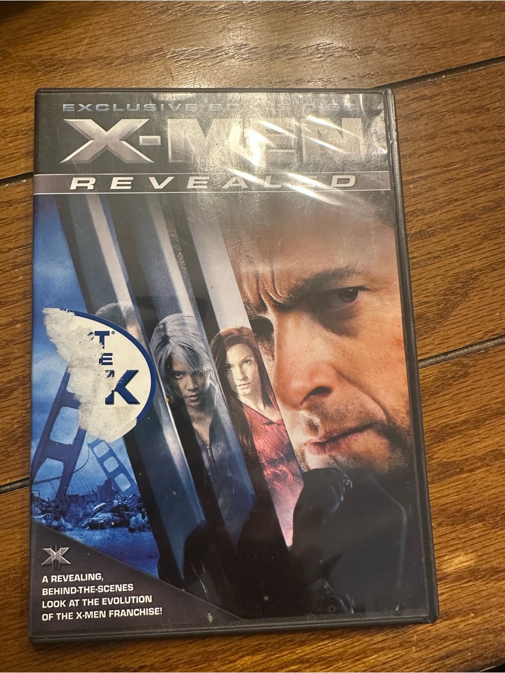 X-Men Revealed DVD - Wolverine Cover Art - Blue/Black/Gray